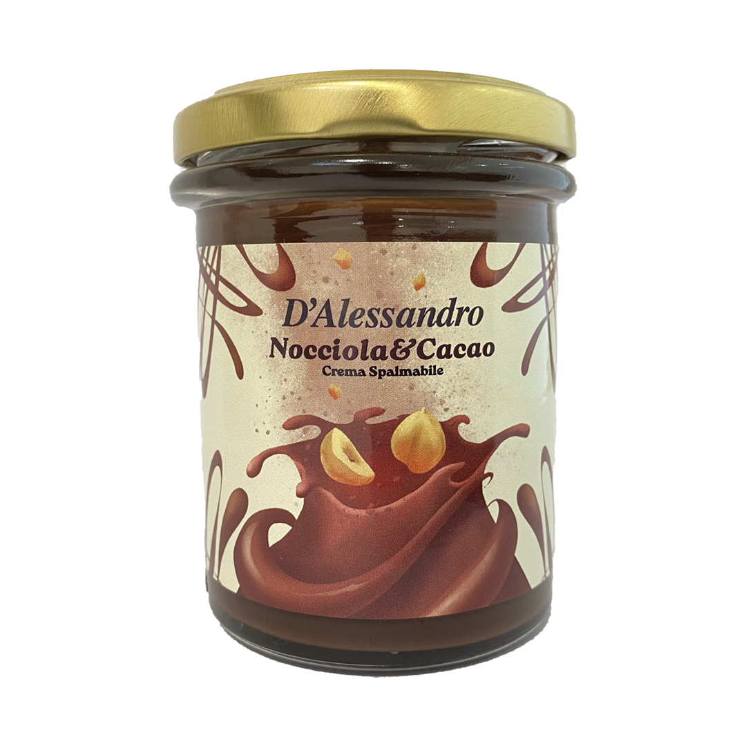 Crema spalmabile nocciola e cacao 220g