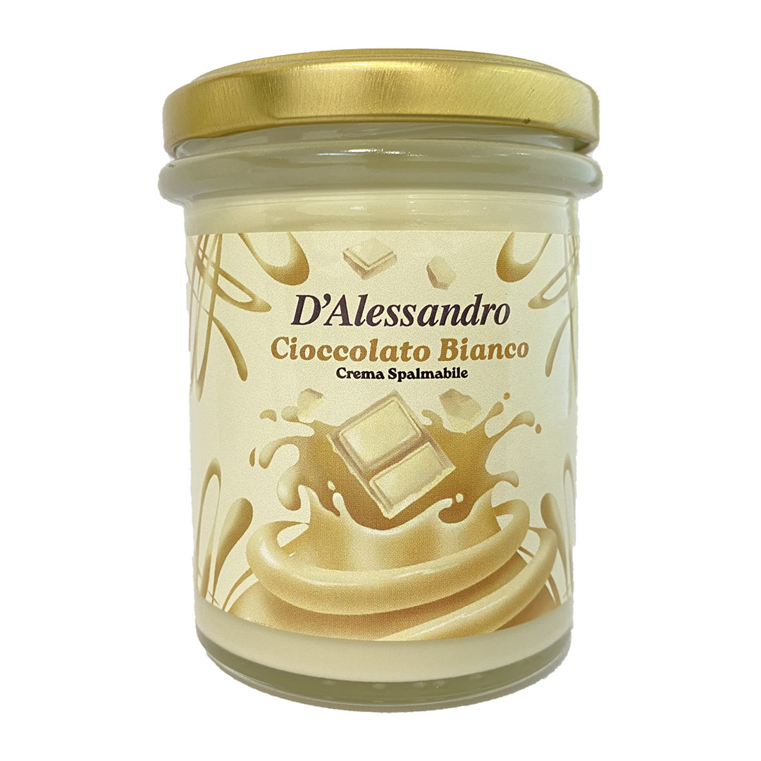 Crema spalmabile cioccolato bianco 220gr