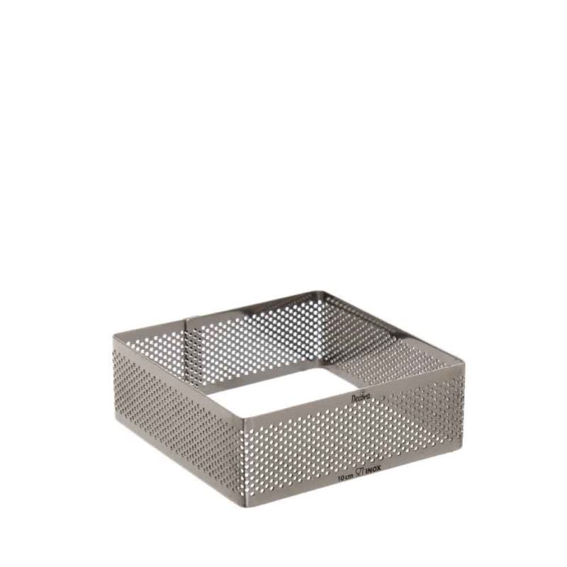 Forma inox microforata 10x10cm