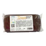 Pasta di zucchero marrone