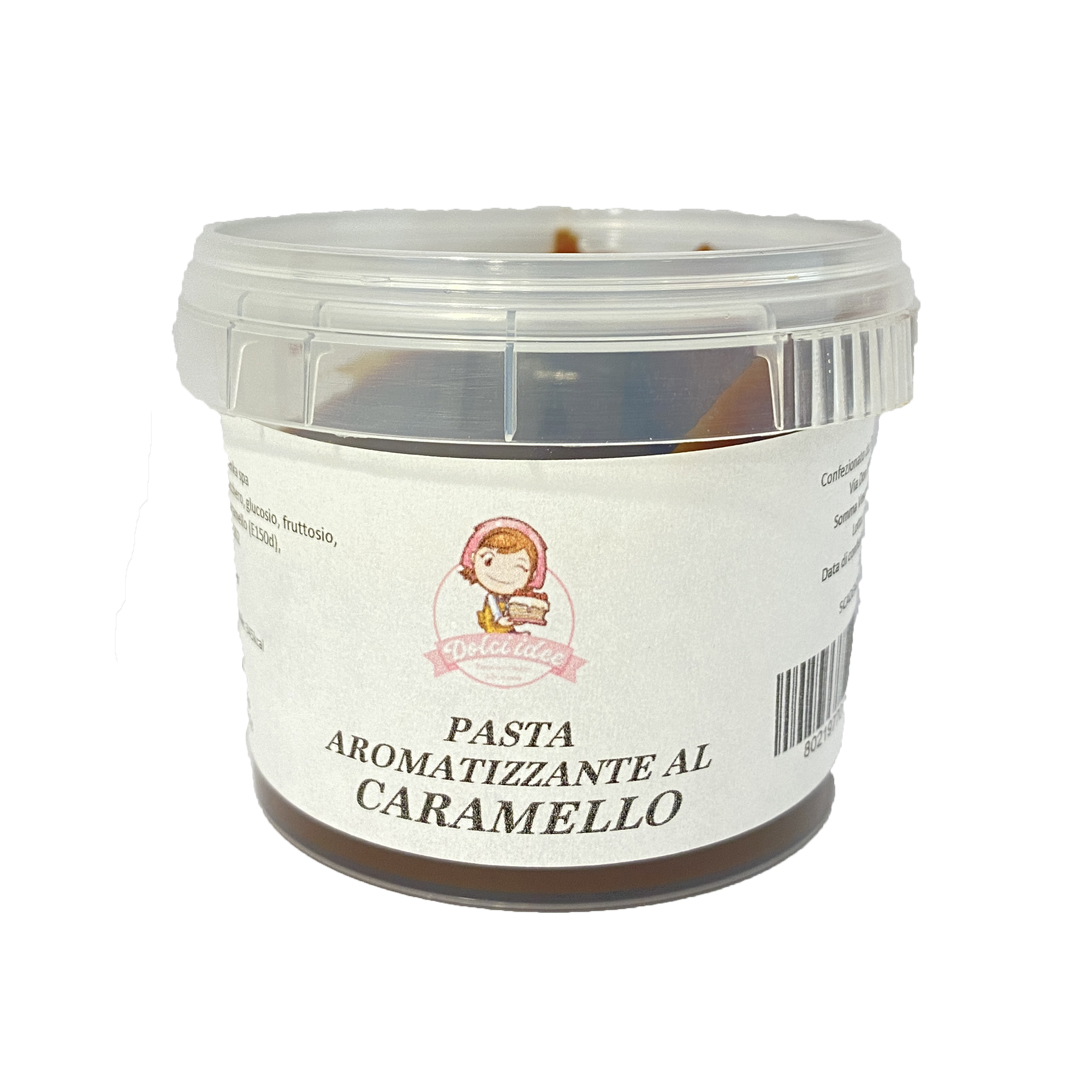Pasta aromatizzante al caramello